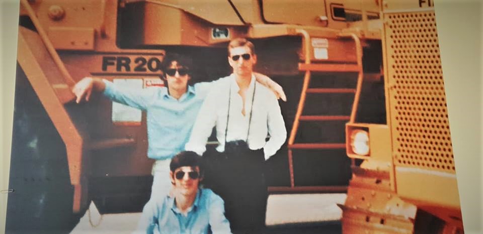 1995 - I soci fondatori Domenico, Mauro e Guido